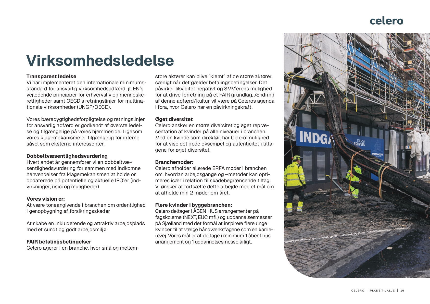 Bæredygtighedsoverblik side 16