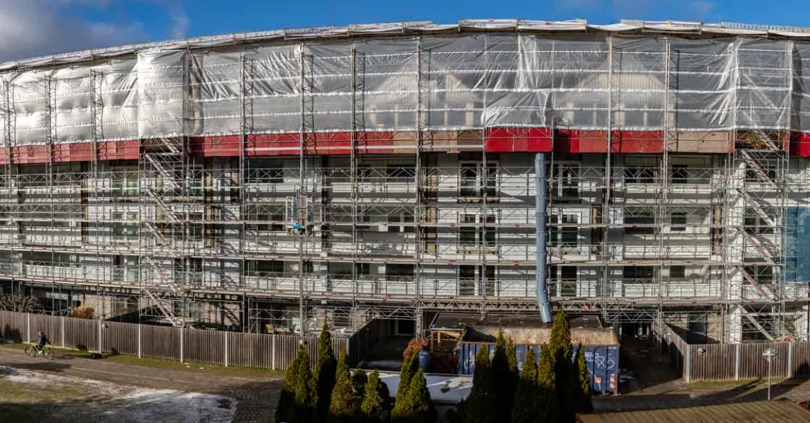 Genopbygning efter eksplosion – Allerød
